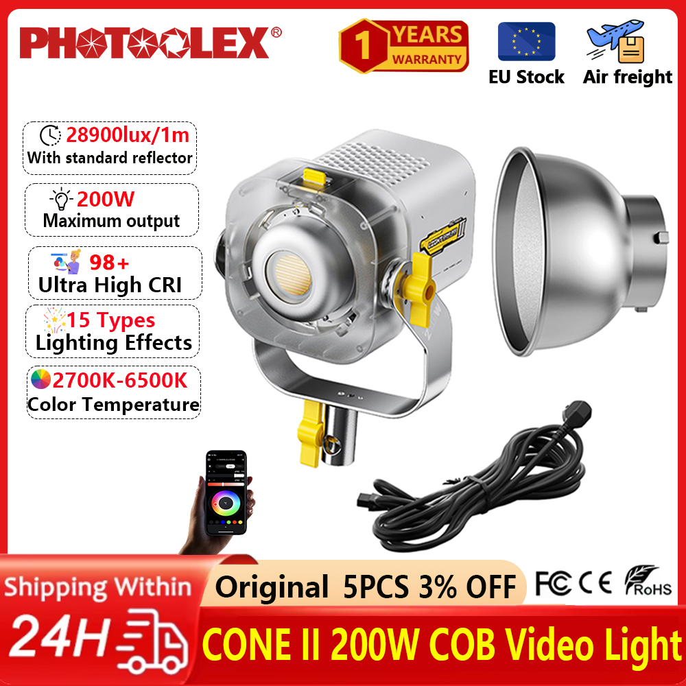 Photography Lighting App - ﻿ PHOTOOLEX LIGHT CONE Il 200W
