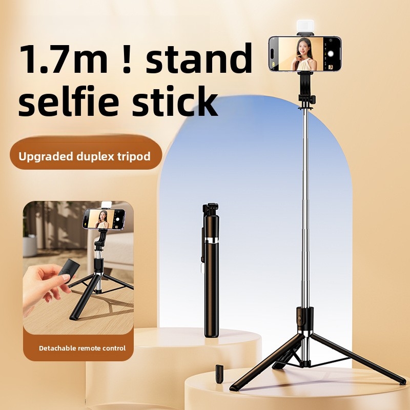 Photography Lighting Wand - Extendable 1M Selfie Stick Tripod with