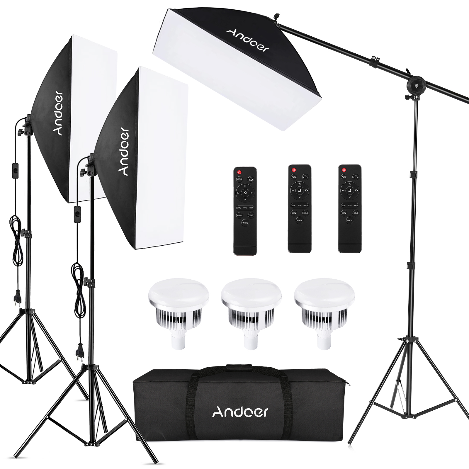 Photography Lighting Kits - Andoer Studio Photography Light Kit Softbox