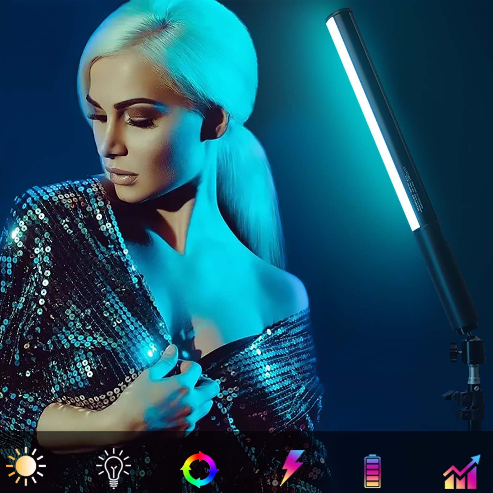 LUXCEO P400 Light Tube Handhel – Photography Lighting Wand recenzja i cena