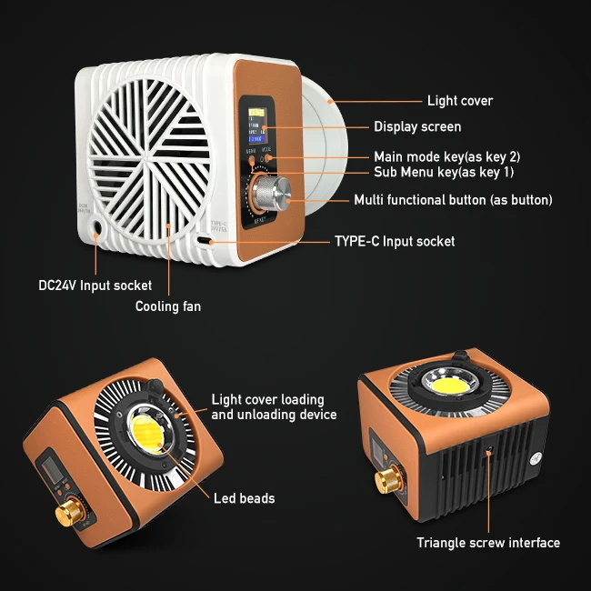 YIDOBLO ZE-150BI COB Video Lig – Photography Lighting App recenzja i cena