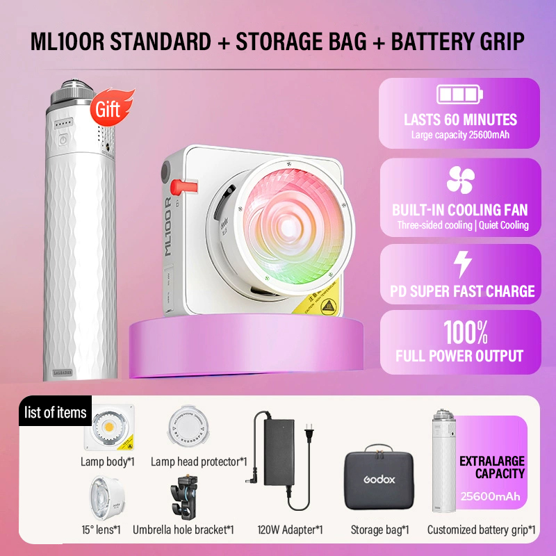 Godox ML100Bi/ML100R Bi-Color  – Photography Lighting App recenzja i cena