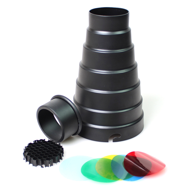 Metal Conical Snoot with Honey – Snoot Flash Modifier recenzja i cena