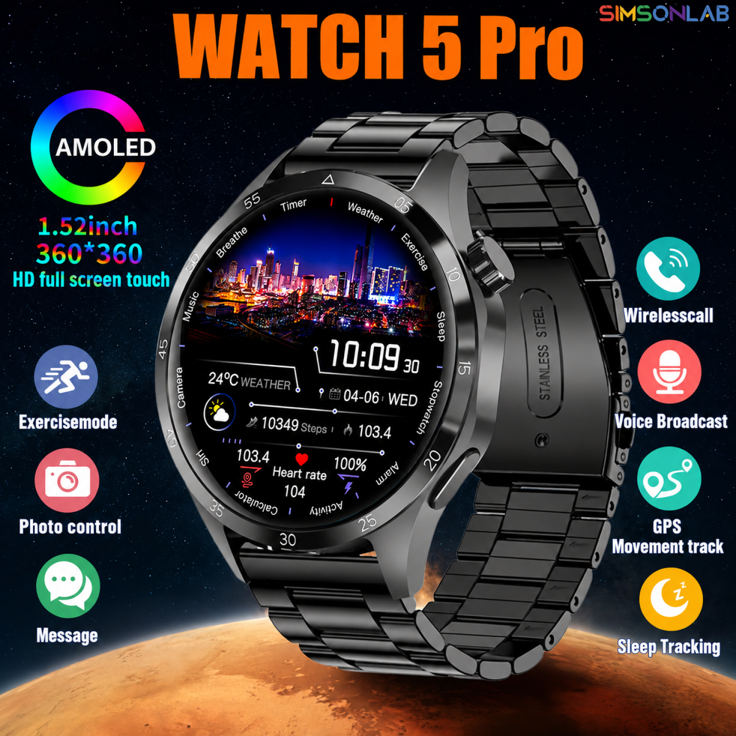 2026 Watch 5 Pro GPS Track Com – Photography Lighting App recenzja i cena