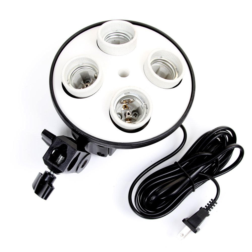 E27 Base Four Lamp Holder  Lig – Photography Lighting Kits recenzja i cena