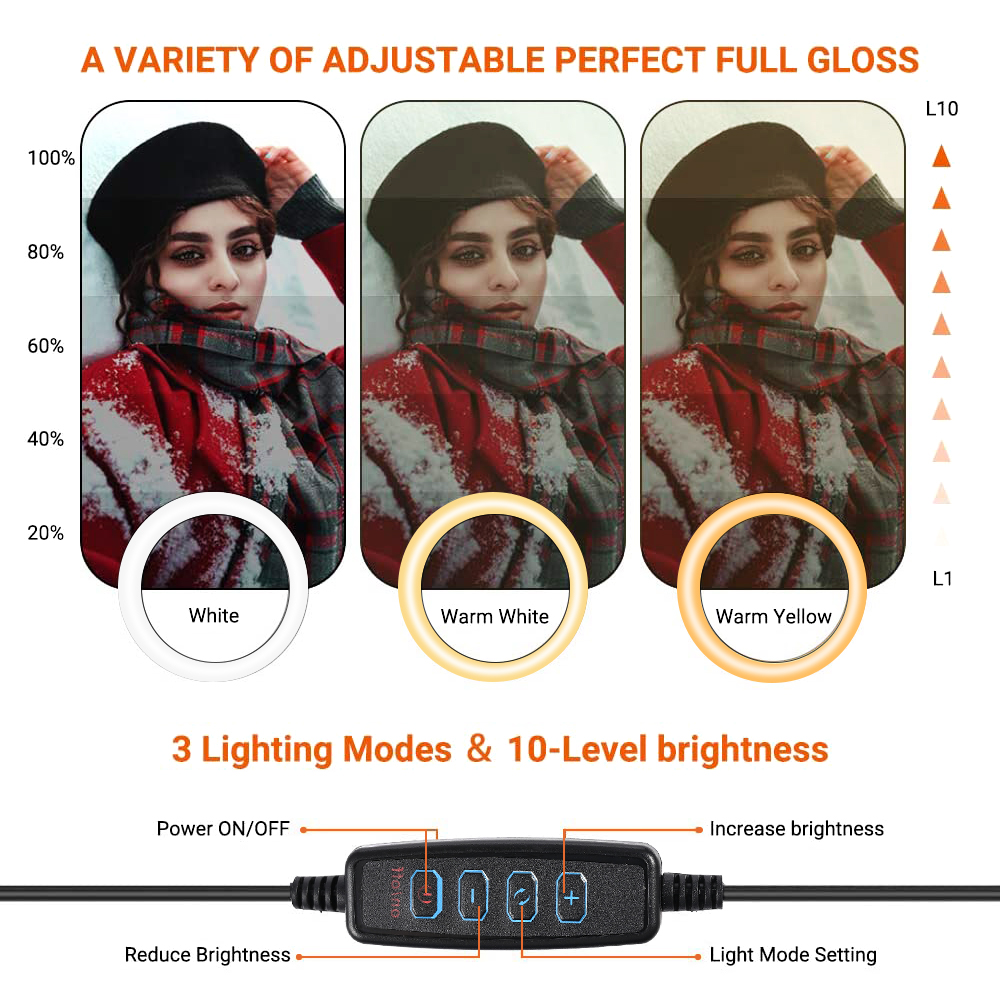 26cm 10 inch Led Ring Selfie L – Photography Lighting Wand recenzja i cena