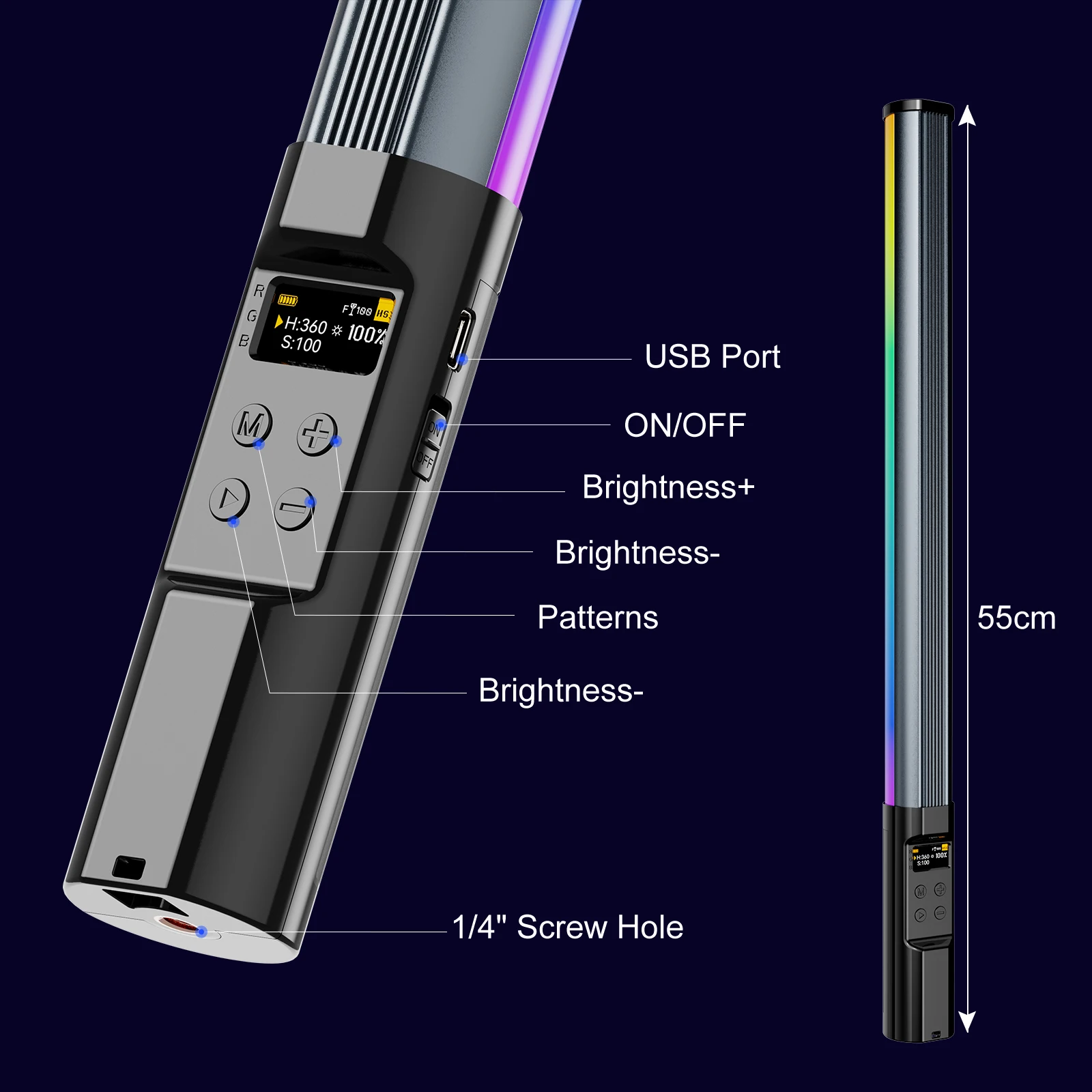 RGB Photography Light Wand Han – Photography Lighting App recenzja i cena