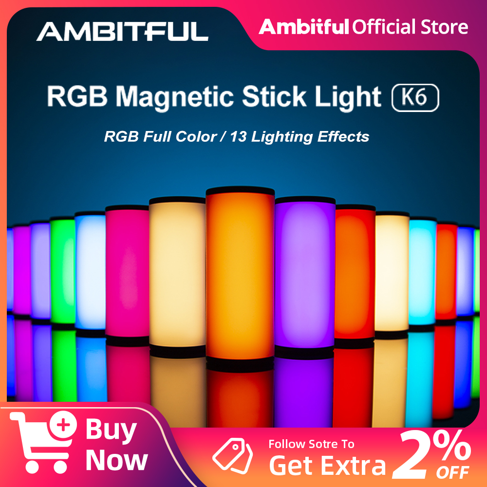 Ambitful K6 Mini RGB Photograp – Photography Lighting Wand recenzja i cena