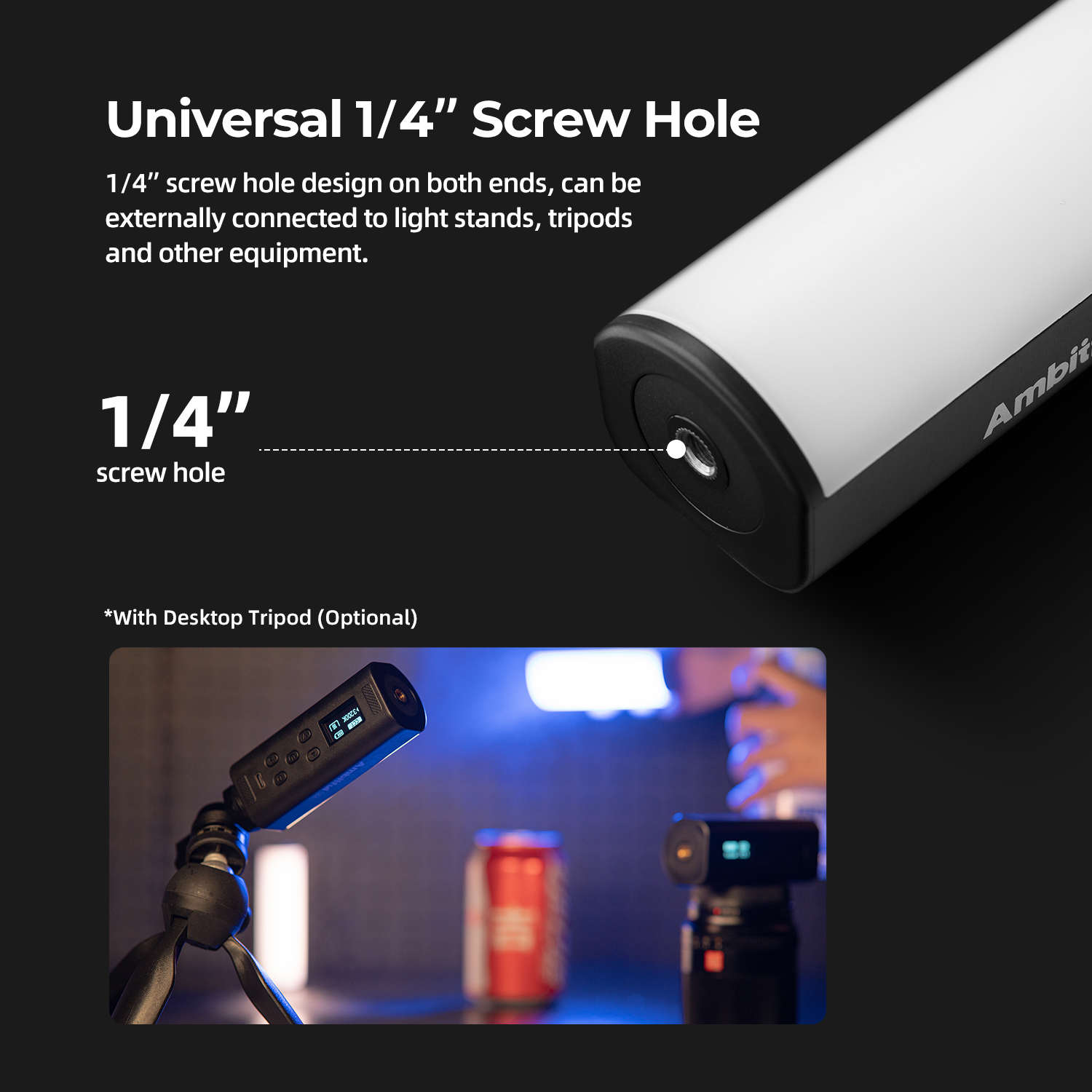 Ambitful K6 Mini RGB Photograp – Photography Lighting Wand recenzja i cena