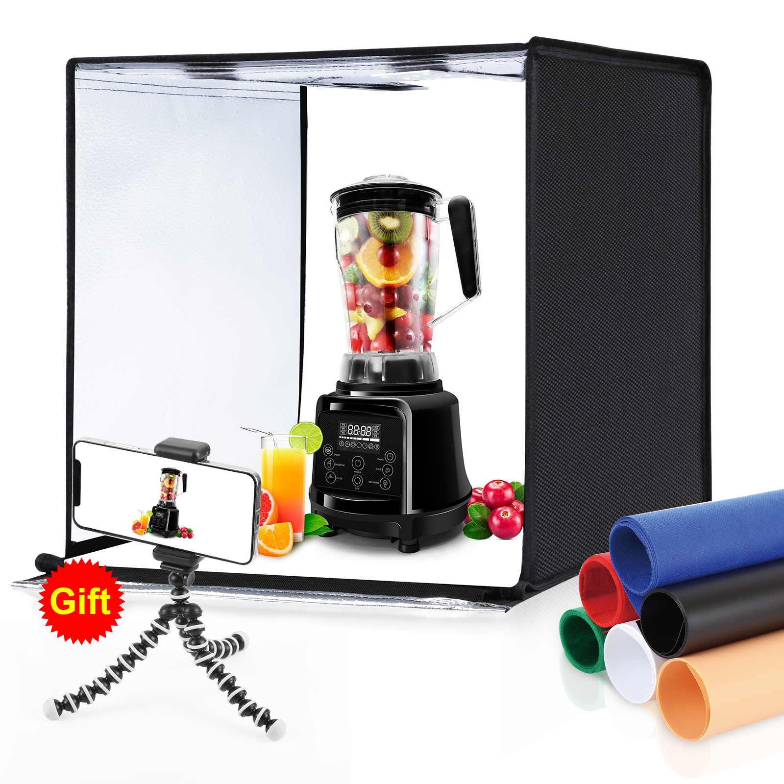 PULUZ 60cm Photo Studio Light  – Photography Lighting Kits recenzja i cena