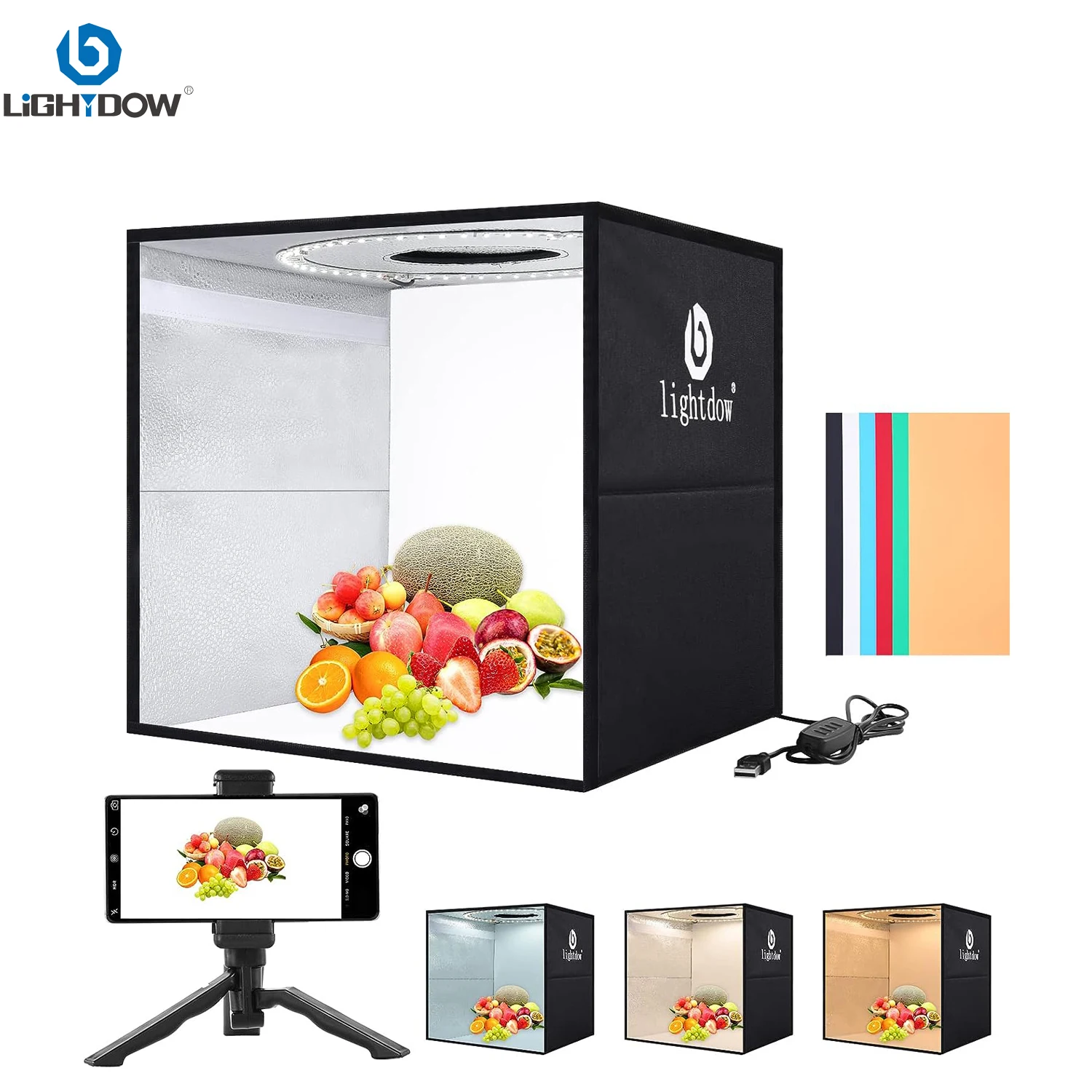 Lightdow Dimmable Photo Box LE – Photography Lighting Kits recenzja i cena