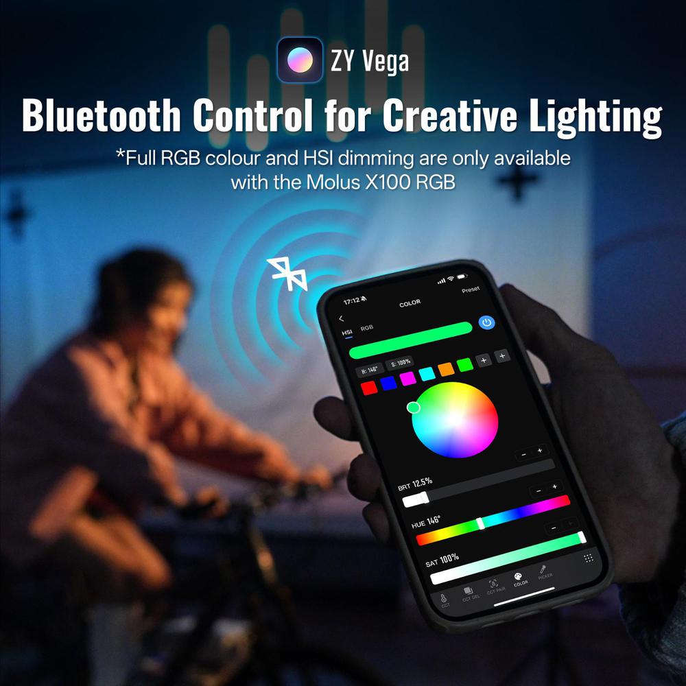 ZHIYUN MOLUS X100 RGB LED Ligh – Photography Lighting App recenzja i cena