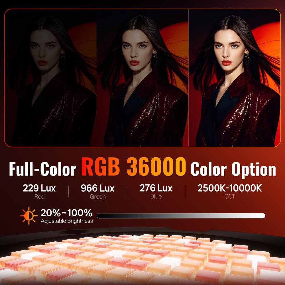 ZHIYUN MOLUS X100 RGB LED Ligh – Photography Lighting App recenzja i cena